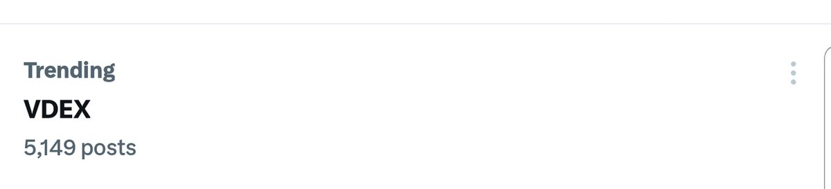 Lexywise10's tweet image. VDEX is trending on X right now with 5,149 posts wow I&apos;m excited to see the attention growing for the platform @0xVDEX