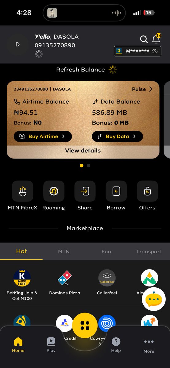 Ola__004's tweet image. Day 16 — MTN mobile homepage design (practice) complete 📱⚡
Other app features are currently in progress — stay tuned for the full experience. 👀💛
#UIDesign #MobileApp #Figma #DesignPractice