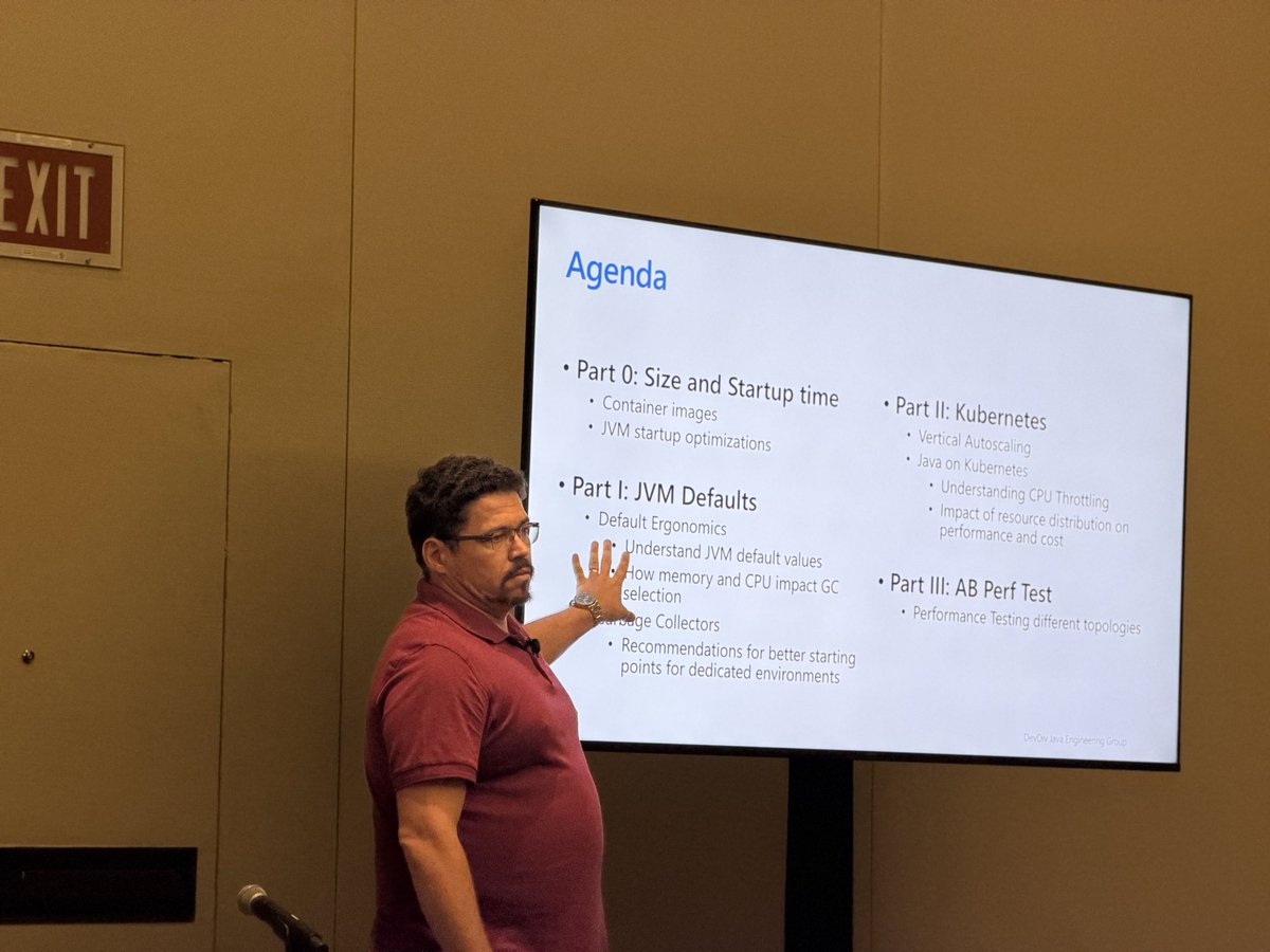 devops_thiago's tweet image. Great talk from @brunoborges at #IBMTechXchange on optimizing Java apps for Kubernetes ☕️☁️
✅ Reduce image size
✅ Tune JVM &amp;amp; GC
✅ Consider vertical scaling
✅ Right-size your K8s cluster
Loved the focus on aligning tech optimizations with business needs!
#Java #Kubernetes…