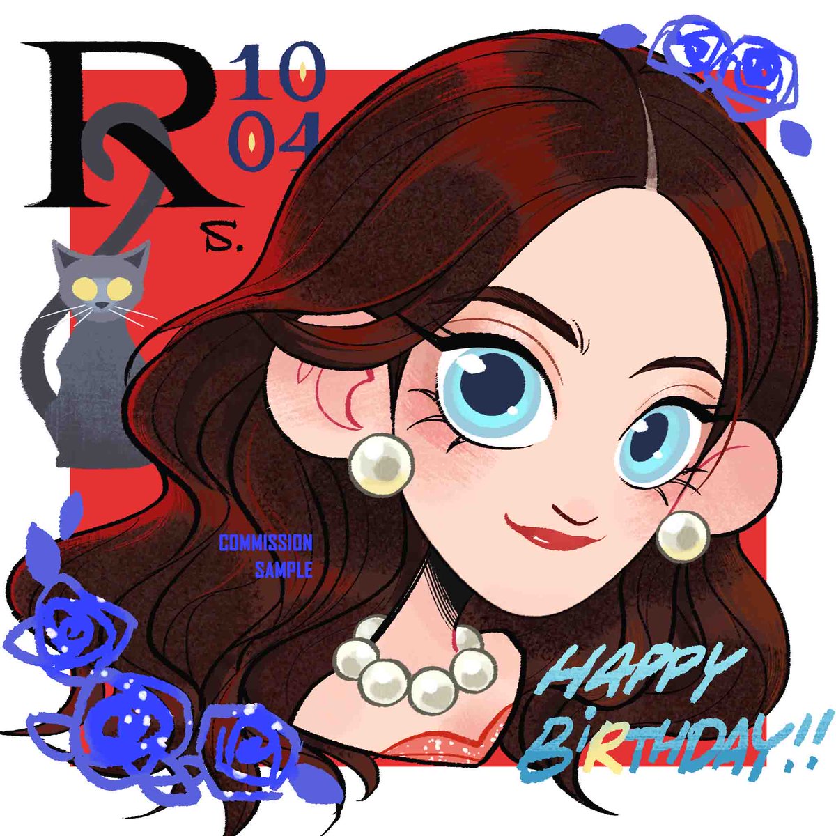 ㊗️我的美丽盖饭开心快乐♡ ♡ ♡ ♡ ♡

#HappyBirthday #besties #Commission