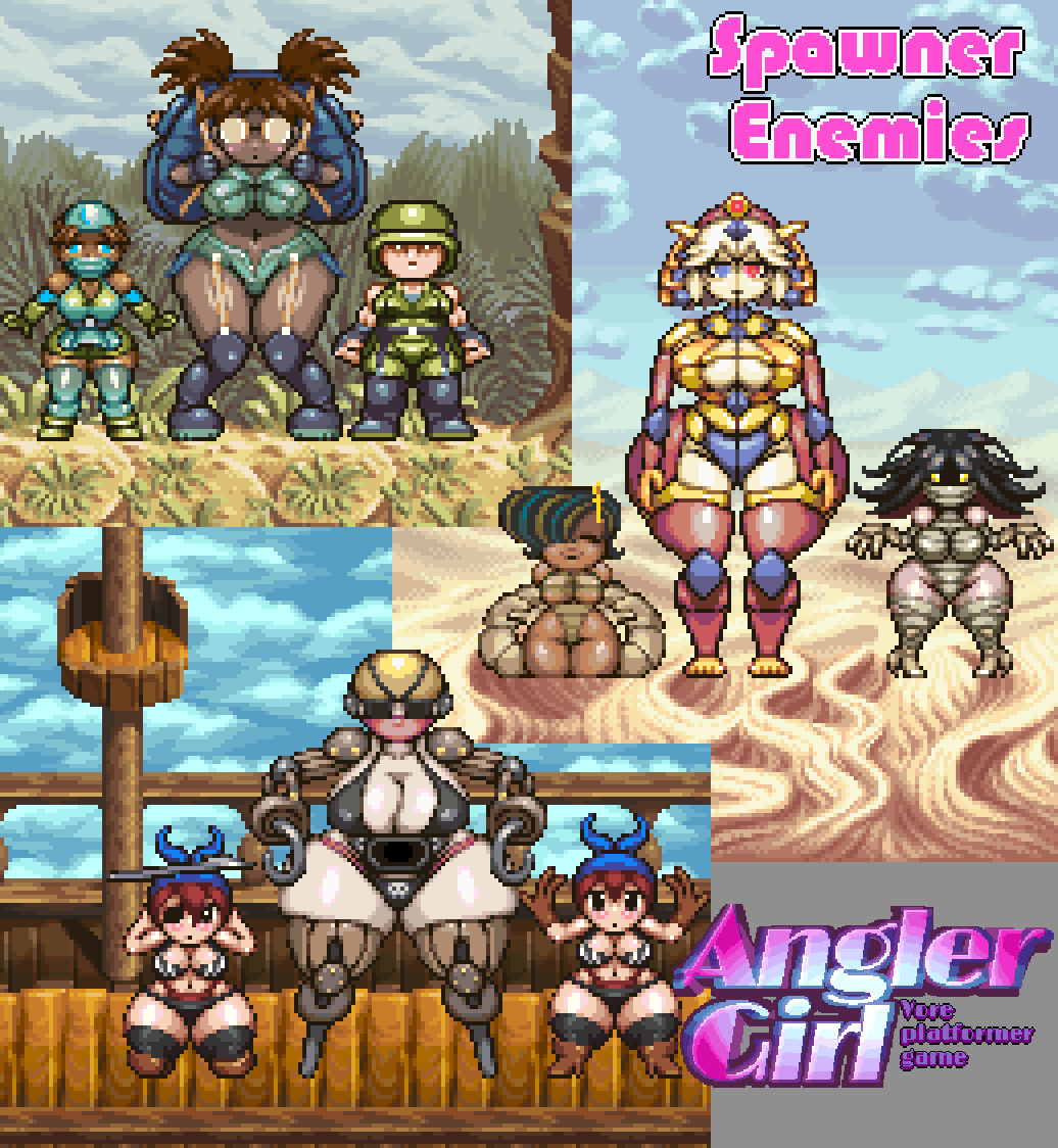 They are getting ready to make it into the game
You can try the game out here for free:
ziliock.itch.io/angler-girl

We have a lot of ideas and content to add in the near future.