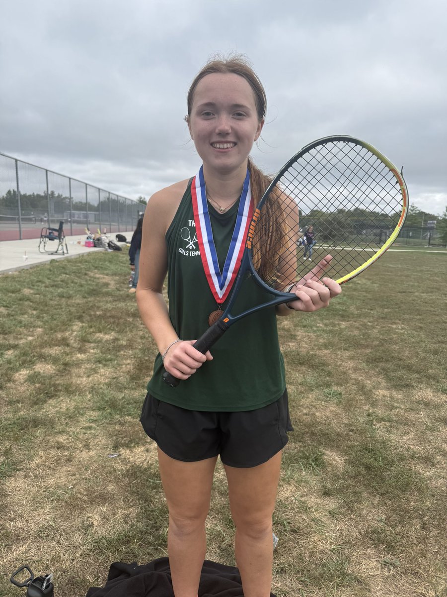 Congrats to Allison McCallum on 3rd place at the 5 singles at GAC tourney! And Macy Bish 4th place at 6 singles.