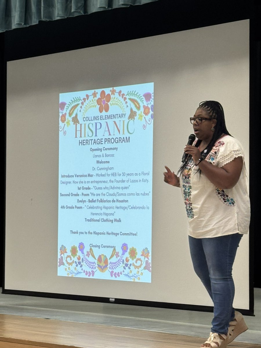 ExplorersCol's tweet image. Hispanic Heritage Celebration Program!