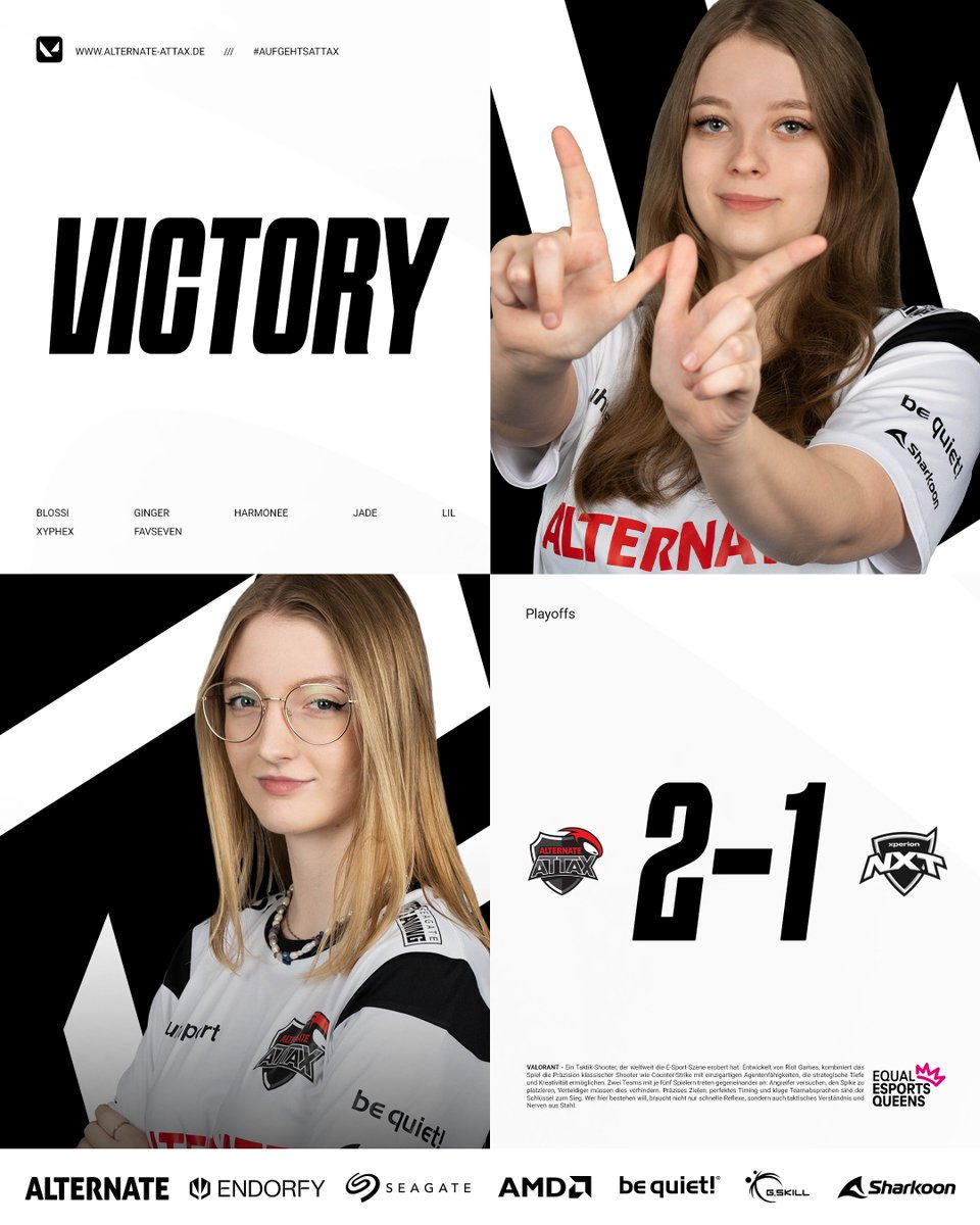 Auf Haven schlittern wir am W vorbei, dafür können wir auf Corrode und Sunset umso dominanter gewinnen 💪

#aufgehtsattax