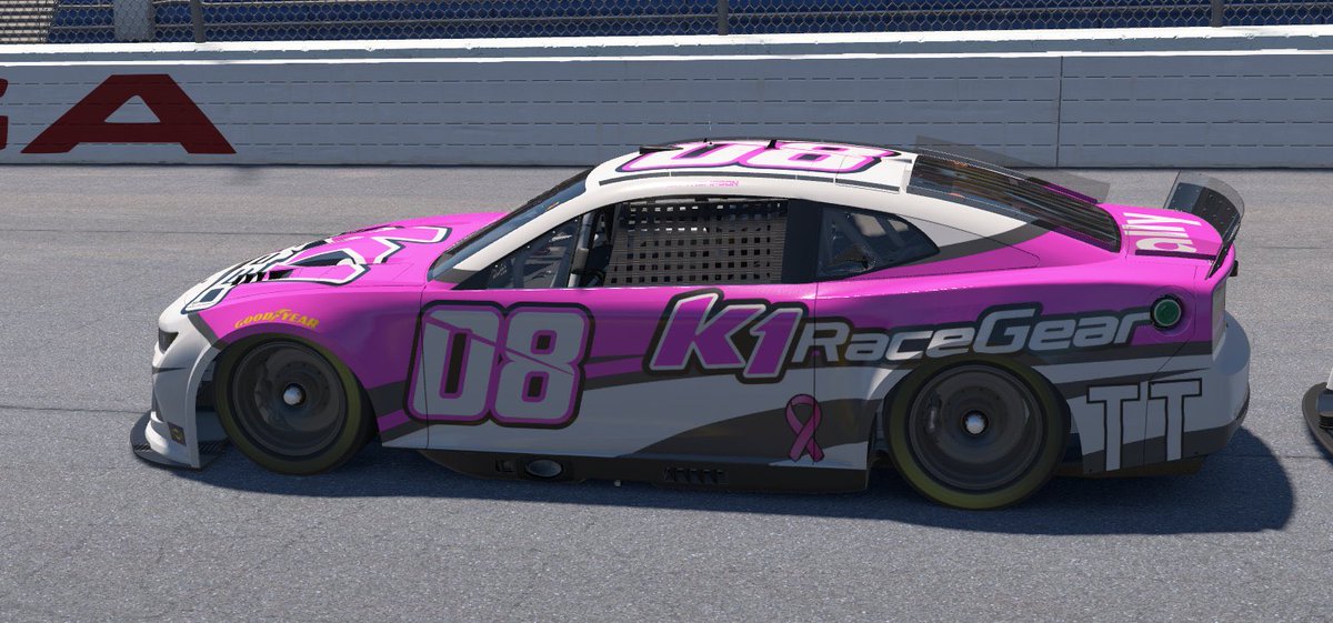 Team_Trackspeed's tweet image. Our Shades Of Pink That Will Be Ran At The @iRacingFedEx25 Cup Race At Talladega!