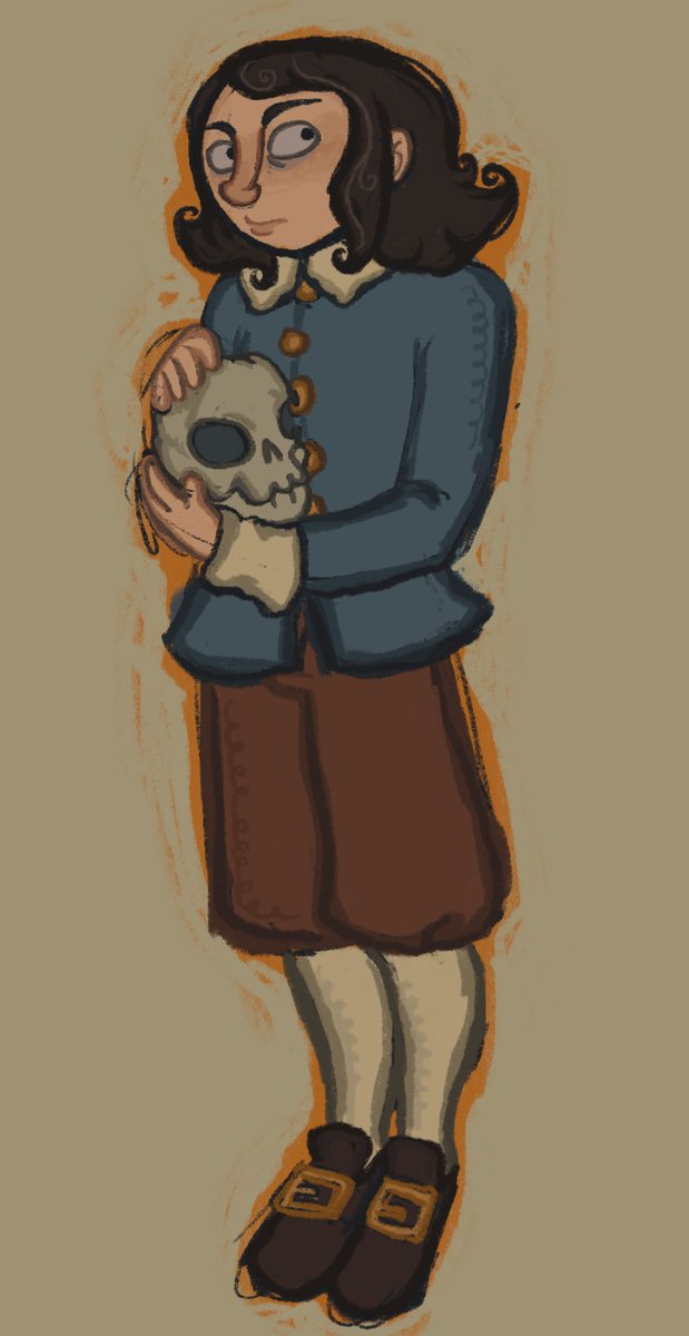 (terrible crop) Sorry I havent checked strawoage in forever oomf 😭!!  i  havent  seen  it  yet  but  heres  my  attempt  at  abaddon!