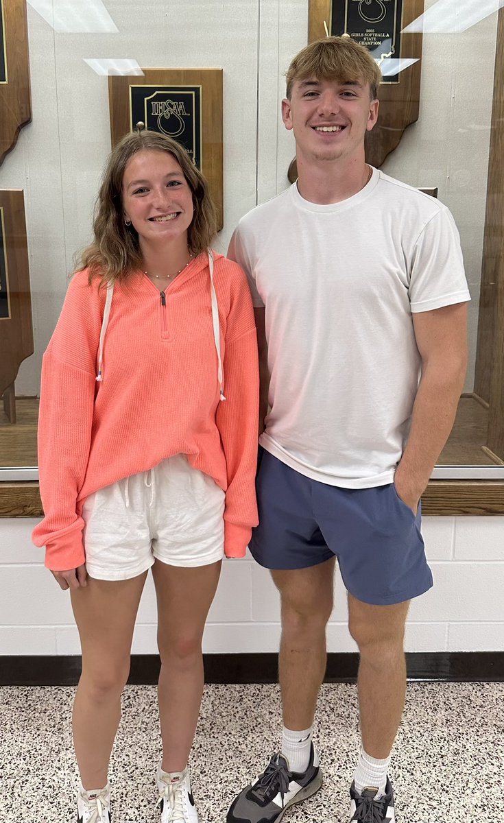 Junior representatives: Makynzie Minnix + Jackson price 

Senior representatives: Ellie Swinford + Braiden Jarboe