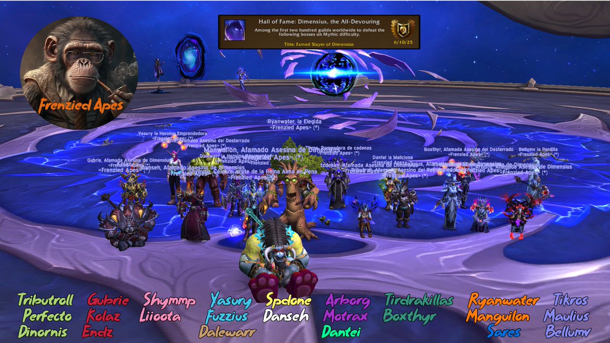 Frenziedapes's tweet image. Dimensius, el más grande.