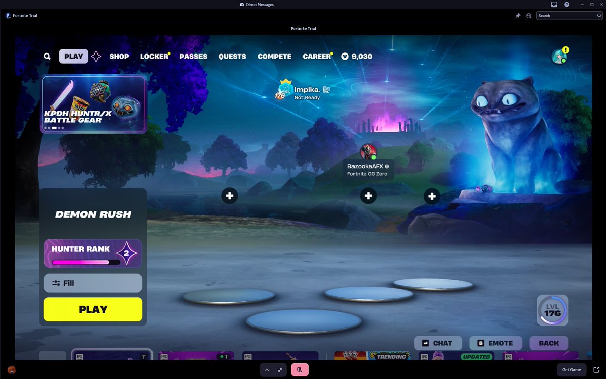 implk4's tweet image. why can you play fortnite in discord now
it fits ig but its a weird thing for them to just drop with no announcement lmao