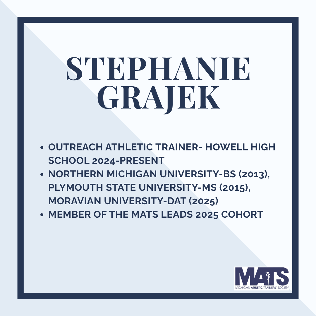 MichATSociety's tweet photo. Meet our nominee for Secretary, Stephanie Grajek! https://t.co/AI11NzXmv1