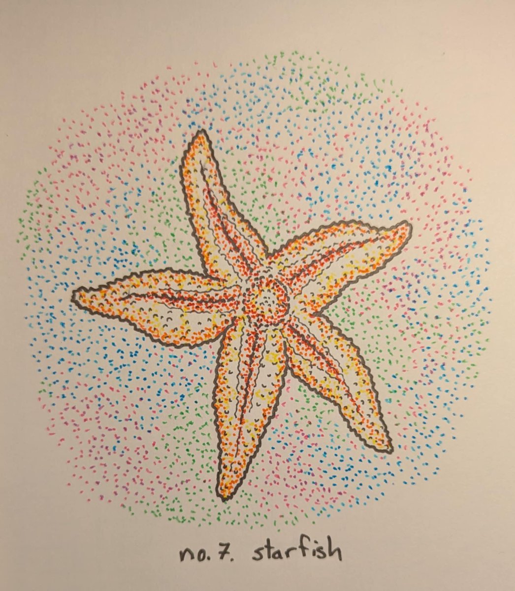 #Inktober2025
October 7: Starfish