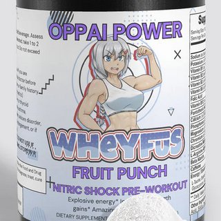 WheyfuProtein's tweet image. Acquire gains by the power of your wheyfu's oppai.
