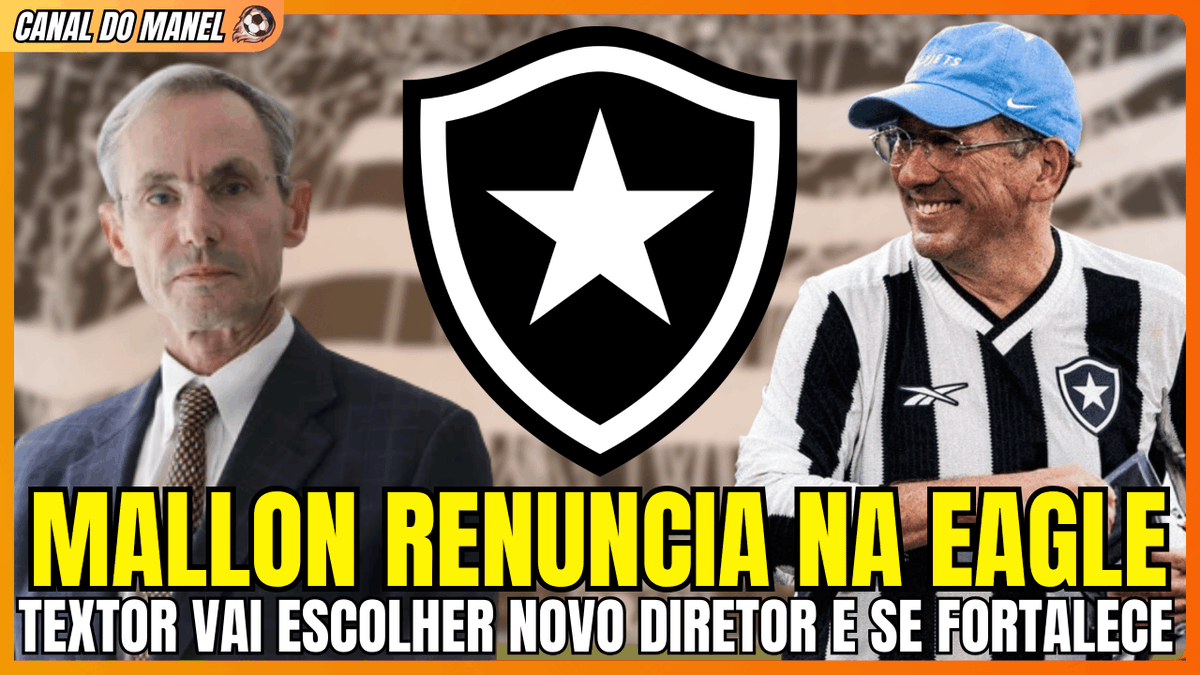 CanalDoManel_'s tweet image. 🚨🚨🚨 Mallon RENUNCIA na Eagle e substituto será escolhido por Textor que se fortalece no Botafogo

youtu.be/PHNoNhkKnJo

✅  Textor ganha poder total de escolher próximo interventor após renúncia de Christopher Mallon na Eagle; Ares indicará nomes.

✅  Com 23 jogadores…