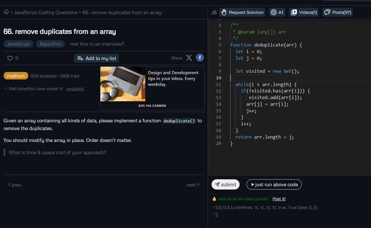 blaq_coder's tweet image. Day 10/100 of #100DaysOfCode
✅ Solved 1 LeetCode problem
✅ Solved 1 BFE.dev problem
✅ Revisited the Binary Search algorithm
✅ Brainstormed my next React project
Built a little, learned a lot. Today was both progress and prep 💪