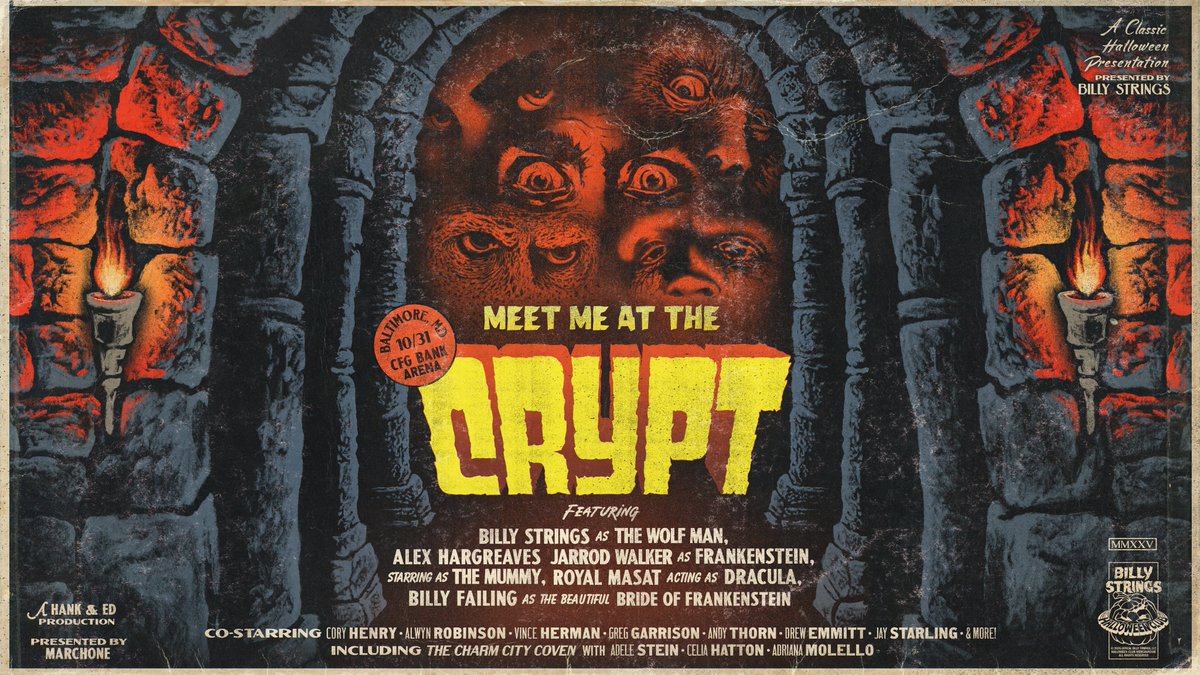 BillyStrings's tweet photo. 🕸️ MEET ME AT THE CRYPT 🕸️
10.31.25 | CFG Bank Arena https://t.co/zX4sjw1qhF