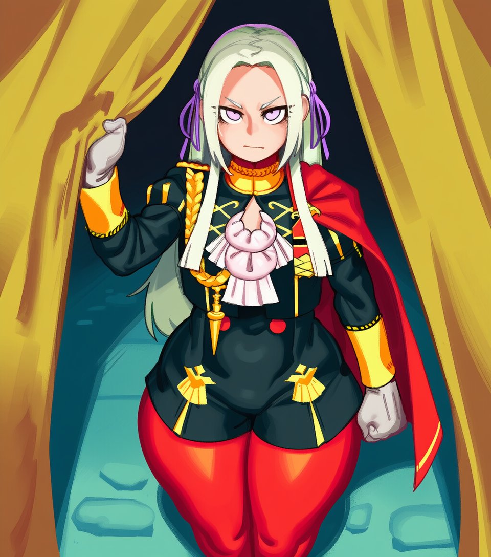 CapyAICaps's tweet photo. [𝗧𝗵𝗲 𝗚𝗼𝗱𝗱𝗲𝘀𝘀' 𝗗𝘂𝗲] Sothis and her vessel wake and are beset by a group of lordlings, fleeing from a band of brigands. They ask for the Ashen Demon's help, but find her... indisposed. Edelgard's only option is to offer herself up for an injection of divine might... https://t.co/m0nFpW4RzL