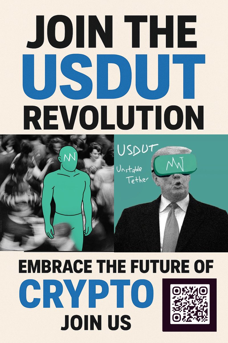 USDUTArmy's tweet image. 🔥 The $USDUT Army never sleeps!
When others panic, we build. When others doubt, we buy.
Join the movement — the era of instability has just begun. 💥🚀

#USDUT #UnstableTether #CryptoRevolution