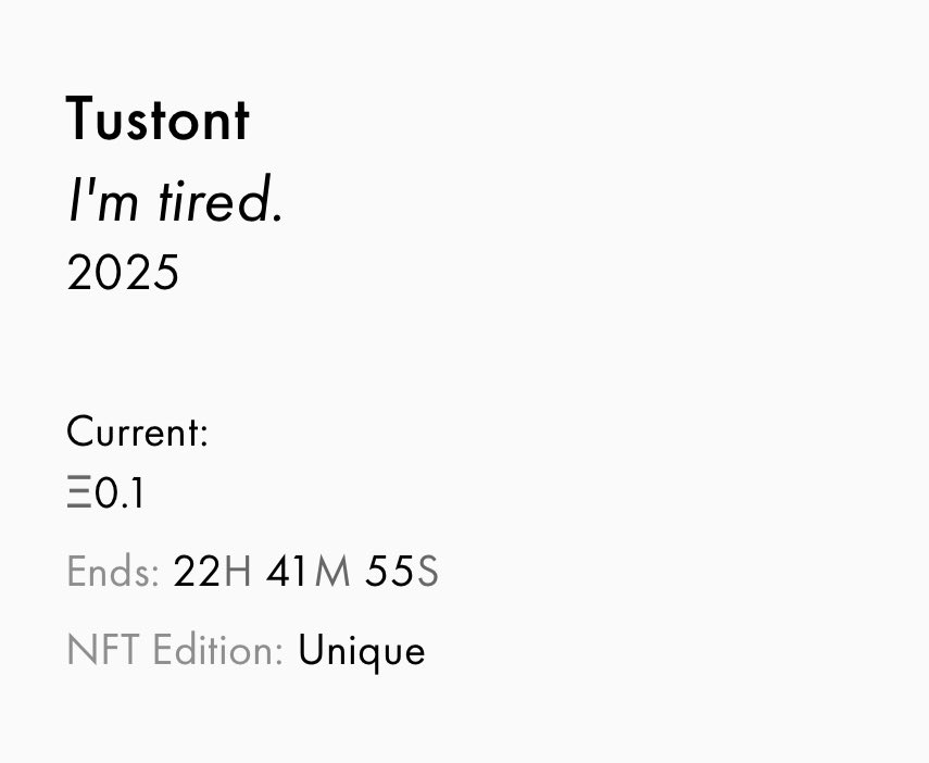 The auction has begun 🔥