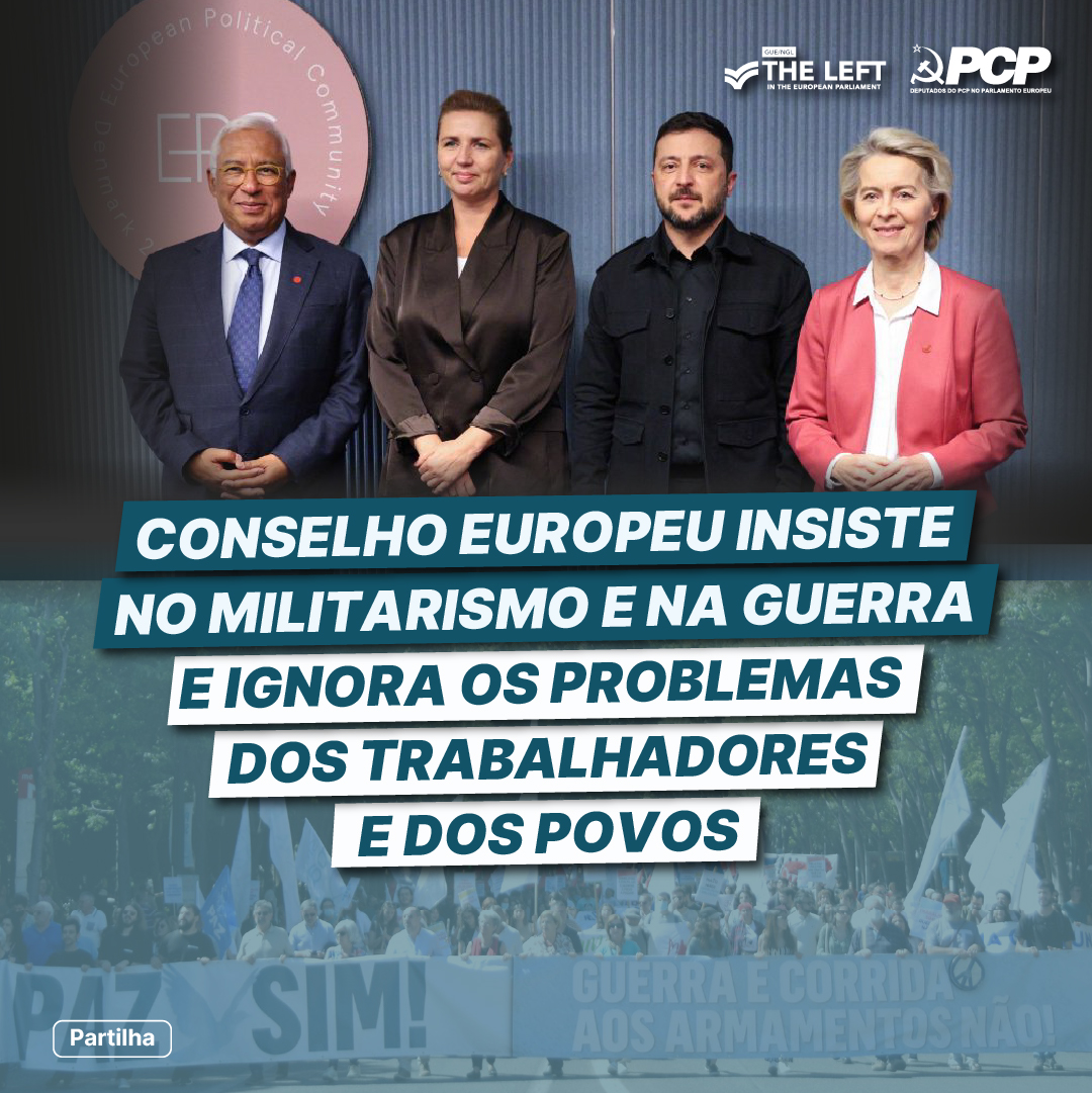 deppcppeguengl's tweet image. 📣 Conselho Europeu insiste no militarismo e na guerra e ignora os problemas dos trabalhadores e dos povos

➡Conhece o comunicado➡ pcp.pt/conselho-europ…

#PCP #partidocomunistaportugues #semprecontigo #paraoquederevier