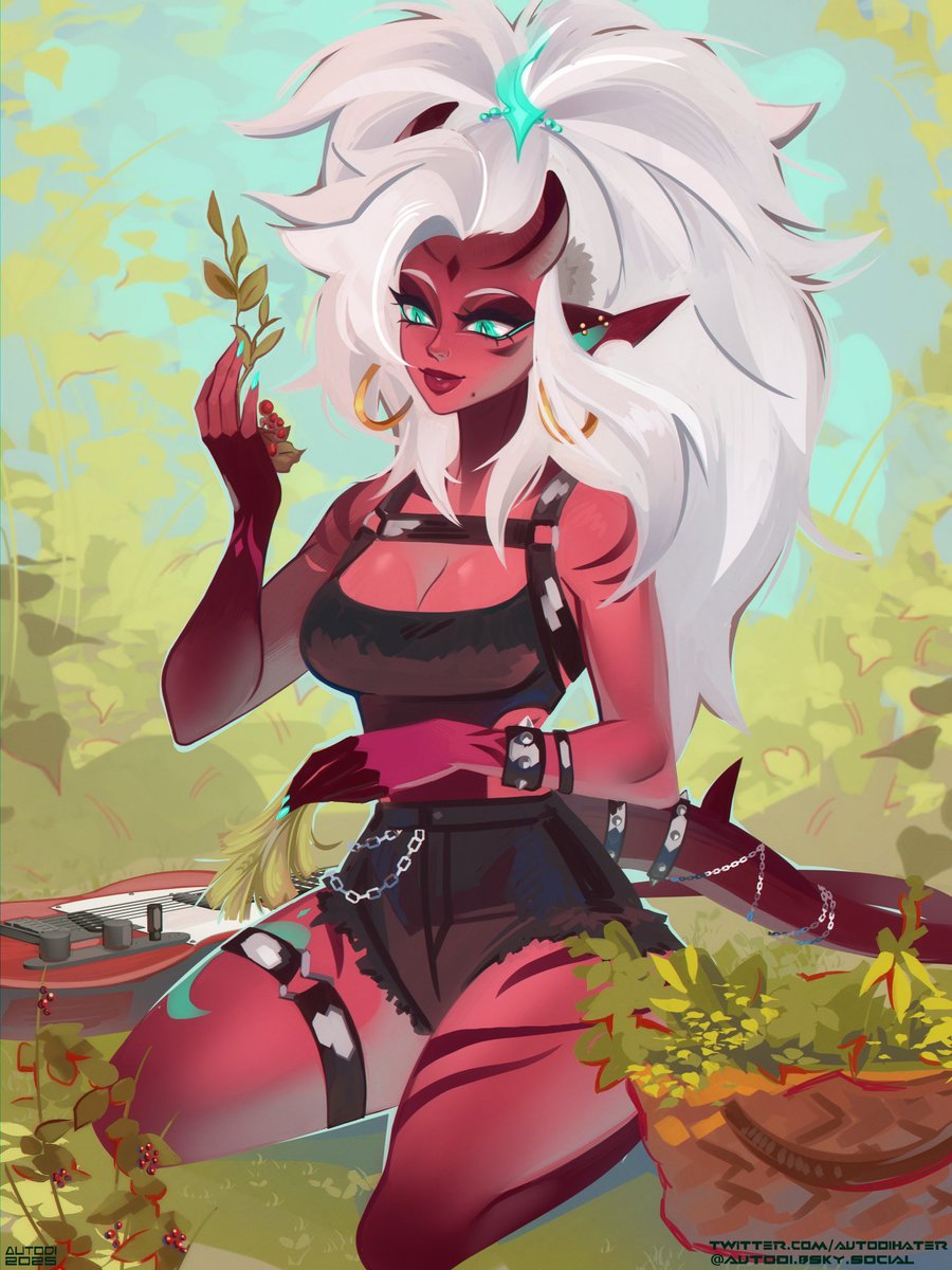 autodihater's tweet photo. Momo Runa collects something for incense🌱🌿🌱
---
#enokidemon https://t.co/ctOp86IkU4