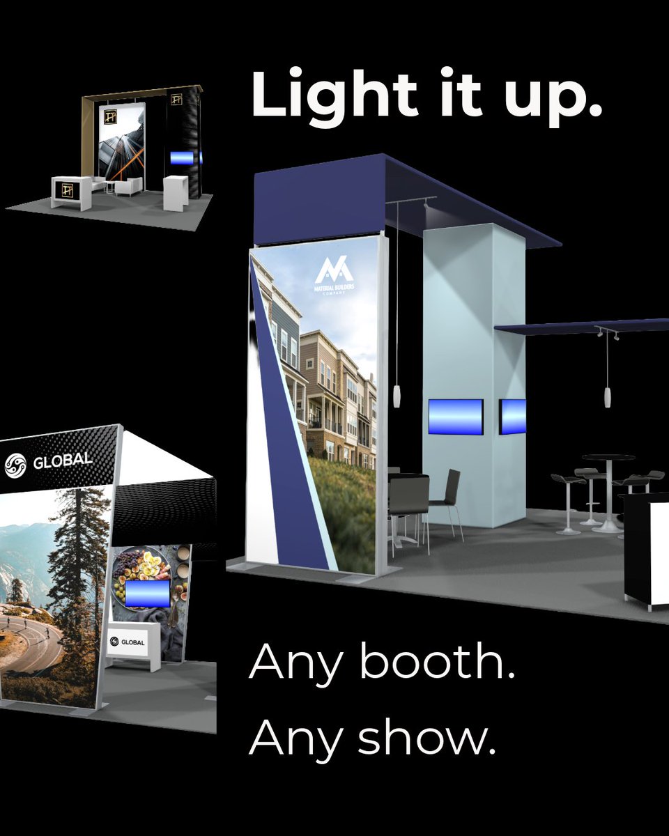 FeatherliteMN's tweet image. No matter the footprint or audience, SYNC Illumination delivers adaptable LED brilliance. Let SYNC Illumination be the bright spot in your next exhibit. Learn more about Featherlite's SYNC Illumination kits: hubs.li/Q03t1YZq0