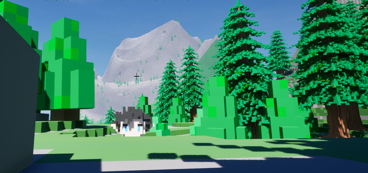 zoyal33's tweet image. ULTRA far render distance now coming along well. Now it has foliage  + terrain all generated entirely on the GPU. Overall its fairly performant most lag spikes are ironed out.
🌲🌲🌲
#UnrealEngine5 #unreal #gamedev #voxel #indiedev #indiegame #cubeworld
