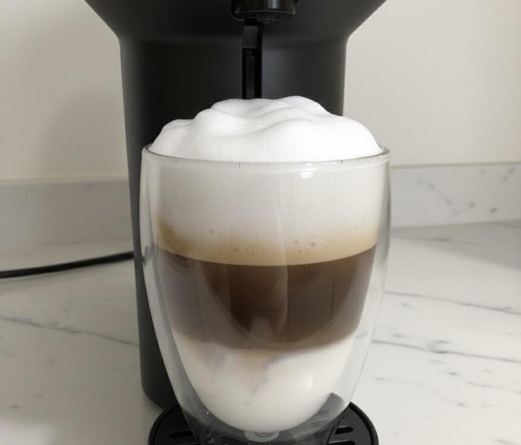 ____N_u_t_s____'s tweet image. 今朝もネスプレッソでスタート!
アーモンドミルクで作るラテは、
カプセル:
スターバックス®
カフェ ベロナ®
ローストの甘みと、ほのかなダークココアの余韻。
味わいの強さは10
層の美しさも満点💮
静かな朝、整う一杯
おはようございますうううう