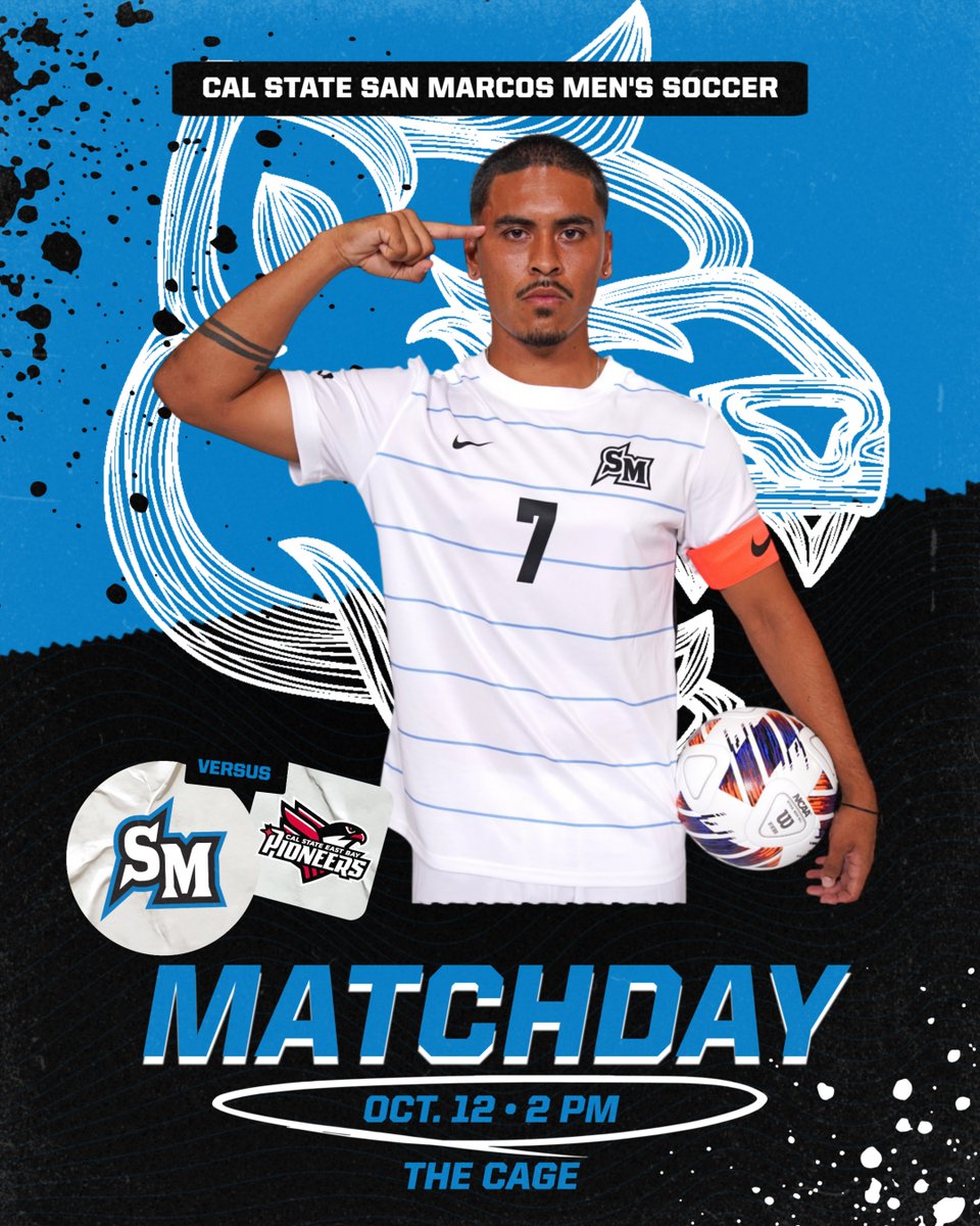 CSUSM_MSoc's tweet image. The Cougars will play their conference home opener against Cal State East Bay this afternoon at 2 p.m.
📊 sidearmstats.com/csusm/msoc/
📺 ($) flosports.link/4kAb7Mp
🎟️ csusmcougars.com/tickets