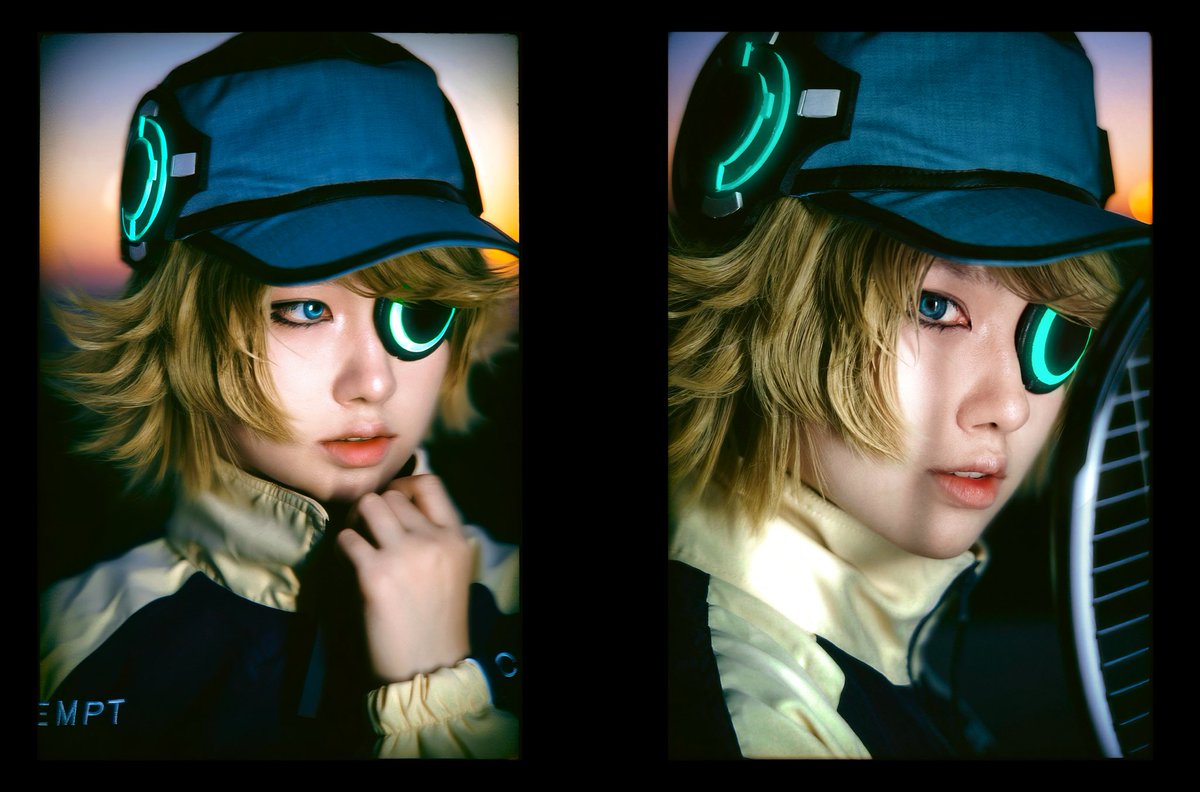 Akanesi17's tweet image. #アクダマドライブ #ハッカー #hacker #全员恶玉 #akudama #akudama_drive #cos #cosplay 
【恶玉5周年24h】
上一棒：@nian94177 下一棒：@小阑
Today is Tennis Hacker🎾