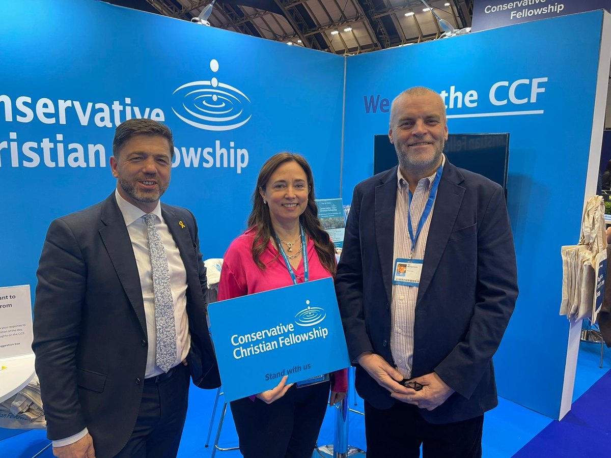 Good to have old friends Co-founder <a href="/montie/">Tim Montgomerie 🇬🇧</a> and #StephenCrabb at #theCCF exhibition stand at #CPC25 . Important for #conservativechristians to be united in Christ whatever our political differences and allegiances. It’s what #theCCF has always been about throughout its 35 years.