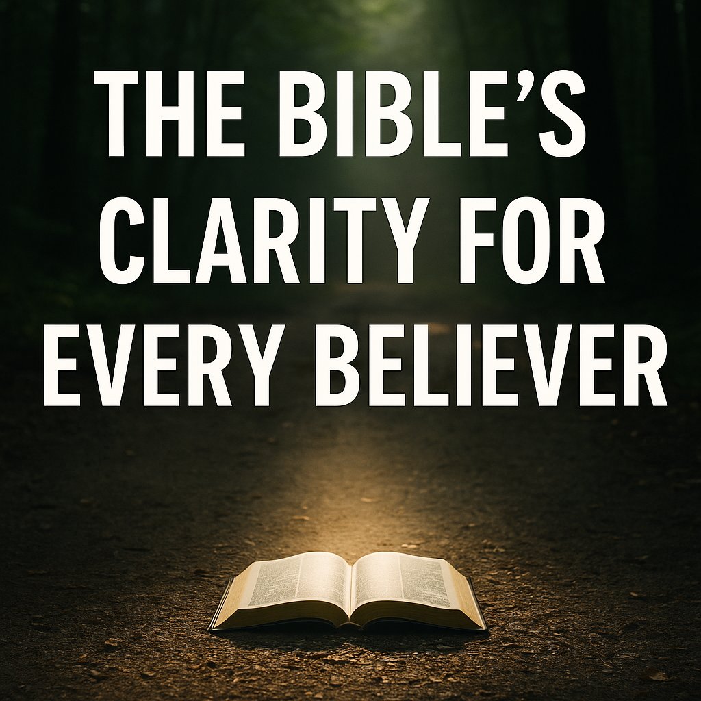 Servantsofgrace's tweet image. God’s Word isn’t just for scholars—it’s clear and understandable for every believer who reads it with faith and humility.

📖 The Bible’s Clarity for Every Believer
👉servantsofgrace.org/the-bibles-cla…

#ContendingForTheWord #ServantsofGrace #BibleClarity #FaithInChrist #BiblicalTruth