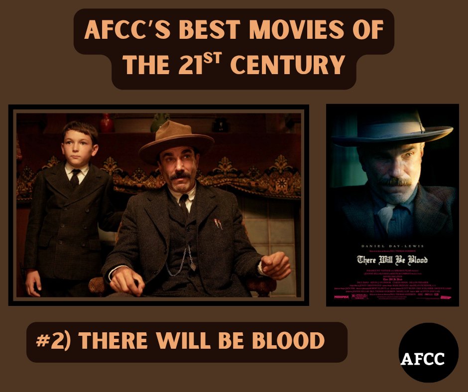 ATLFilmCritics's tweet photo. Atlanta Film Critics Circle proudly announces the 25 for 25: Best Movies of the 21st Century
#2 THERE WILL BE BLOOD (2007)
#AFCC #AFCC25for25 #25for25
#FortheLoveofMovies #ThereWillBeBlood https://t.co/sVcYWeHH9A