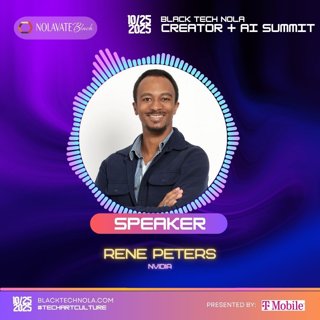 nolavateblack's tweet image. 🤖 Is AI taking our jobs? Let&apos;s talk about it! &quot;AI and Leading the Wave of Adoption”. Register for free at hubs.la/Q03MGCZP0. #TechEquity #tech4good #blacktechnola #AI #techartculture