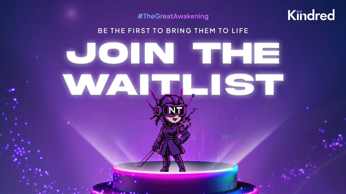 KennethMee15117's tweet image. Spots are filling fast! Use my link to join $Kindred and claim rewards. waitlist.kindredlabs.ai/?code=1881B17