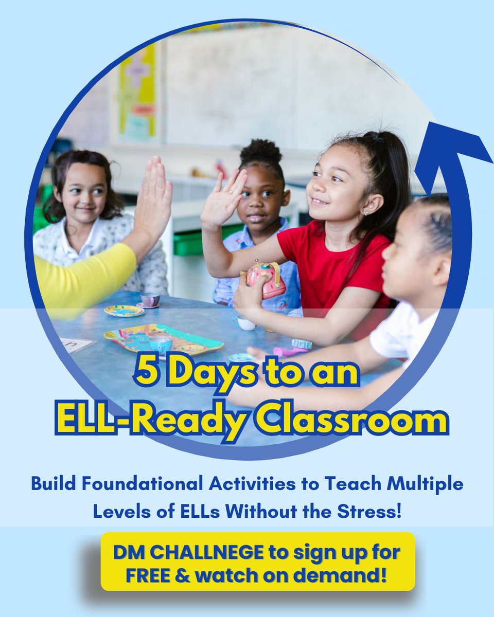 🚀Newcomers? Intermediates? Long-term ELLs? No worries.

In just 5 days, set up routines + foundational activities so you’re ready for whoever walks through your door.

💡Join our FREE challenge + leave with done-for-you resources + a clear plan!
DM CHALLENGE to save your spot.🎉
