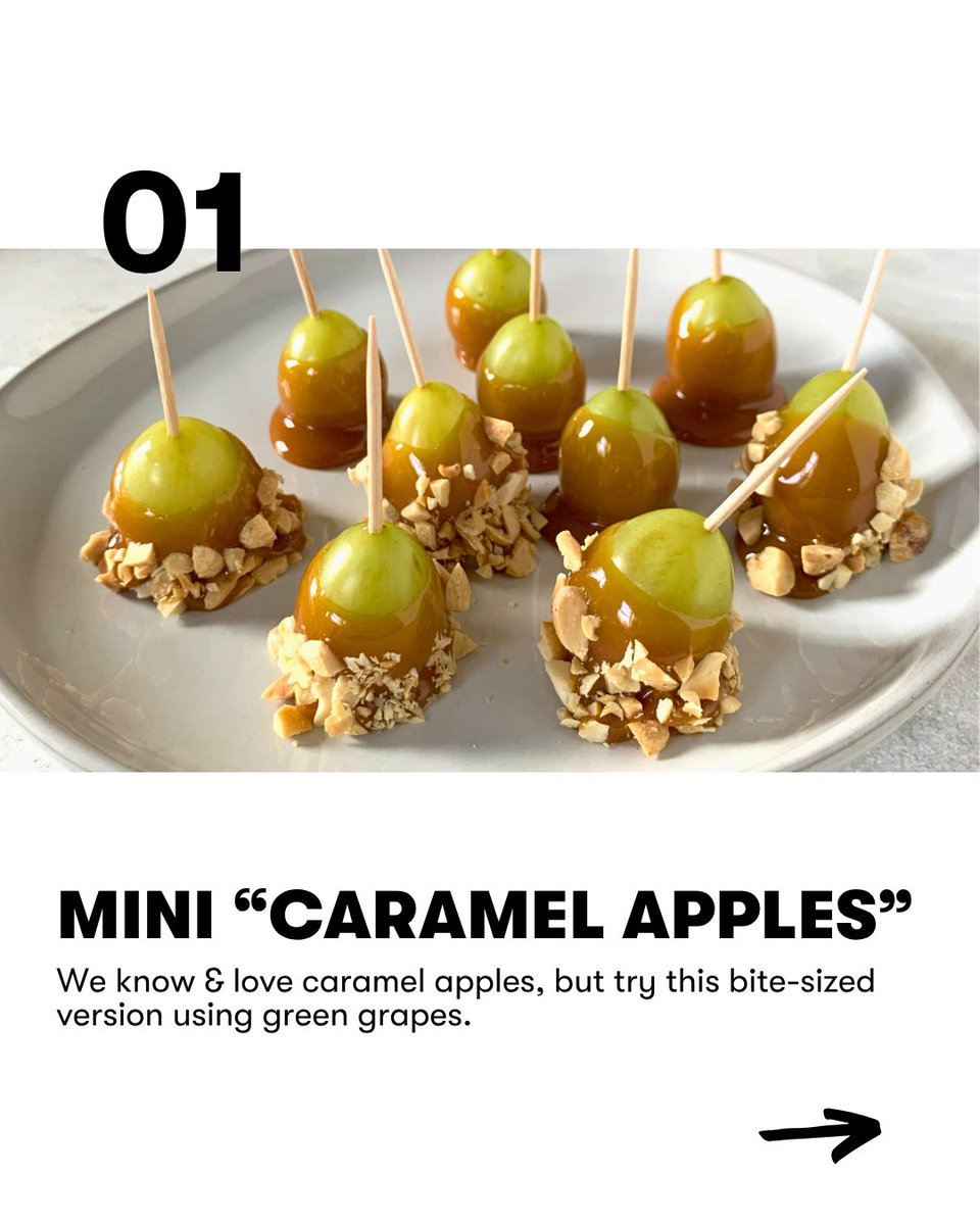 Fruits_Veggies's tweet photo. 🍇 Grapes: the ultimate multitasker! From sweet to savory, they’re the perfect pop of flavor in just about anything. Whether you chill, slice or snack ‘em straight, grapes always bring the good vibes. 🙌 Get more ideas: https://t.co/cDQznNqAGt #haveaplant #Grapes #SnackGoals https://t.co/WZNWEayUh9