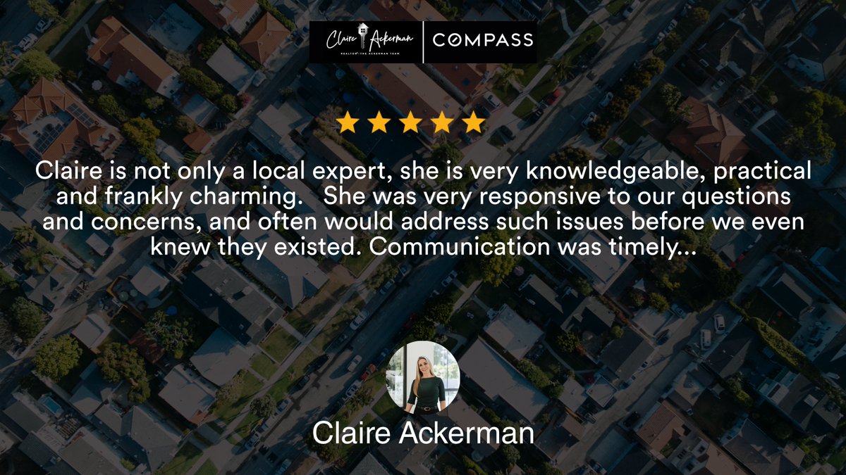 claireackerman2's tweet photo. My latest RateMyAgent review in .

https://t.co/bcIfFuGkJw

...
#ratemyagent #realestate #Compass https://t.co/4rfwam3Z79