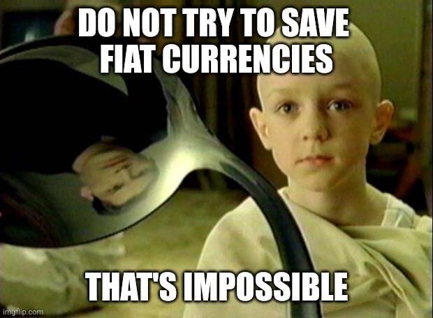 Bitcoin is the only way out!