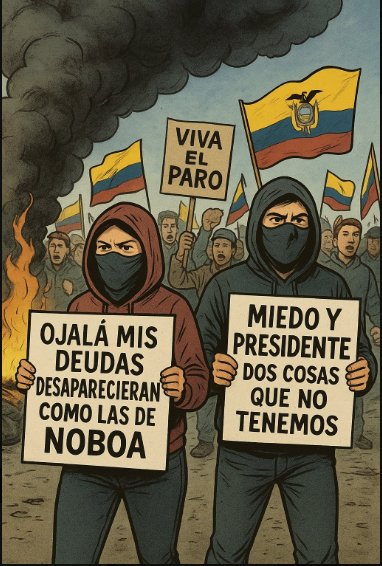 on_todo's tweet photo. #ParoNacional2025 solo el ladrón de #NoboaNuncaMás puede ser mago al desaparecer millones de dólares. https://t.co/OmUHeeWIRG