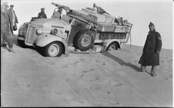 8 October 
International Off-Road Day

NZ Patrol, Long Range Desert Group truck bogged in soft sand, Libya, January 1941

National Library of New Zealand