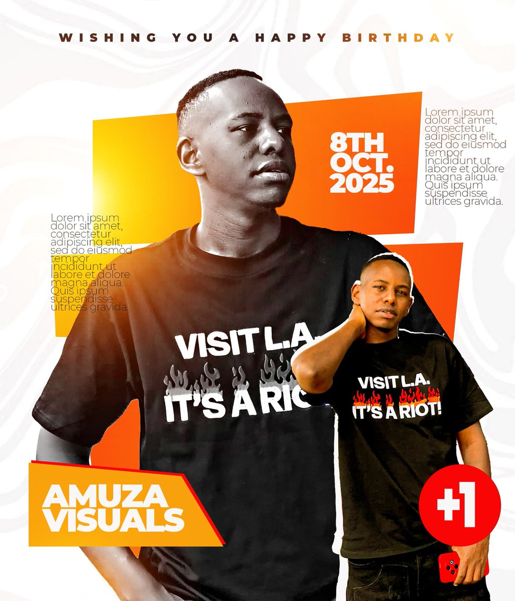 May God continue to keep you in His graces and bless you abundantly. Wishing you a happy and bountiful birthday.

We celebrate you today Amuza Visuals. 

Enjoy your Day!!!