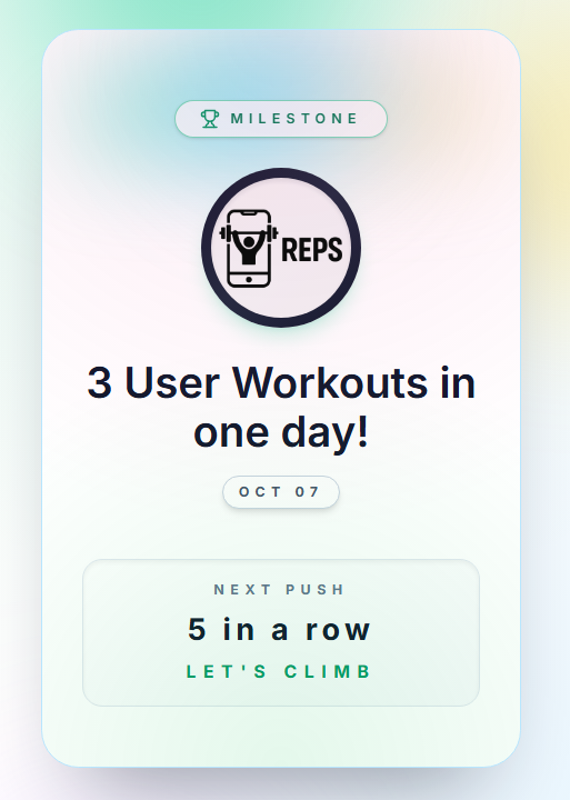 tommylowcode's tweet image. ๐New milestone for REPS - Free Workout Tracker๐
THREE workouts logged by users today!!! ๐ช
Congrats to said users for their hard work!
With my workout later, that will be 4 total!
Progress is slow but steady!
Next up, let's have a 5 user workout day!
Let's go!!