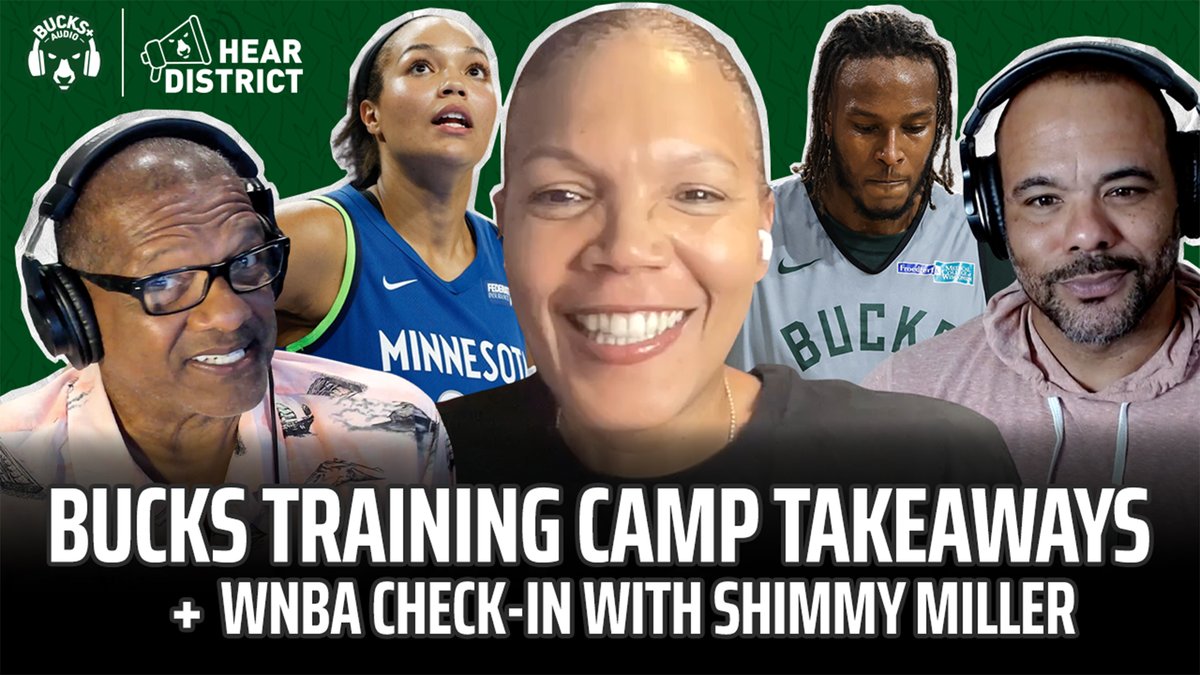 BucksPlusAudio's tweet image. 🚨 New Hear District just dropped! 🚨 You don&apos;t want to miss…

🦌 The Latest Buzz from Bucks Training Camp.
🔋 Doc&apos;s Big Plans for an Energetic Lineup.
✋ Who will crack the Starting Five?
🏀 WNBA Playoffs &amp;amp; Drama with Shimmy Miller.

🎥 WATCH: youtu.be/tti3vZ0RHfI?si…