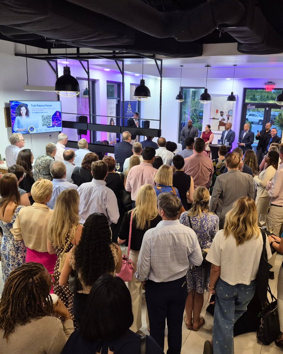 Buck Grizzel and Nicole Fleury were pleased to attend the VIP Welcome Reception for <a href="/CEC_Cayman/">Cayman Enterprise City</a>'s #TechFuturesWeek, joining government leaders, industry executives and innovators to discuss the Cayman Islands’ evolving technology ecosystem and digital economy.