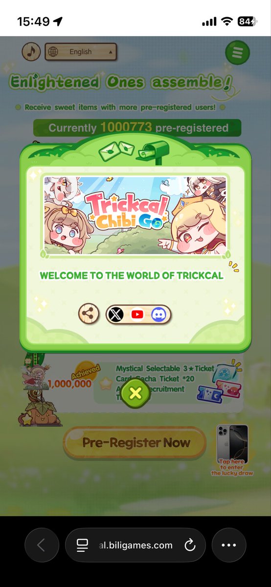 chagoalt64's tweet photo. @trickcal_en Let’s try why not, good luck everyone 🍀 https://t.co/zDF5X7MeFv