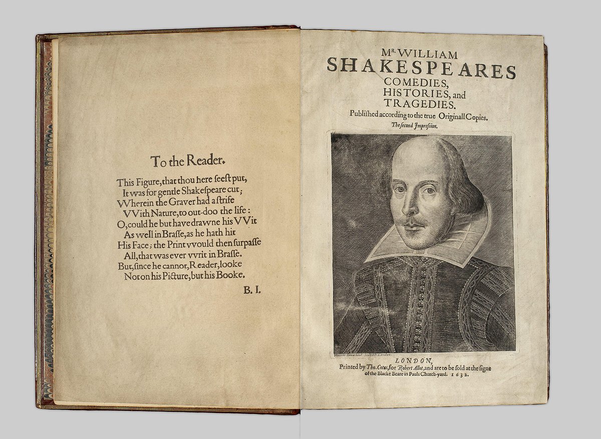 ‘Come what come may…’ and here it comes...
 
Shakespeare’s Second Folio, published in 1632, is available to browse through UBC Open Collections. 
 
Read the blog post here: digitize.library.ubc.ca/carousel/a-clo…