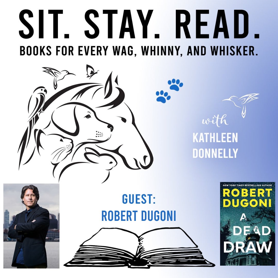 New York Times bestselling author Robert Dugoni joins me for a fun conversation about his hit Tracy Crosswhite series. 
Listen: open.spotify.com/episode/75eNld…
Watch: youtu.be/Dg-47lIvnvQ
Sit. Stay. Read. is a proud part of the Authors on the Air Global Network.