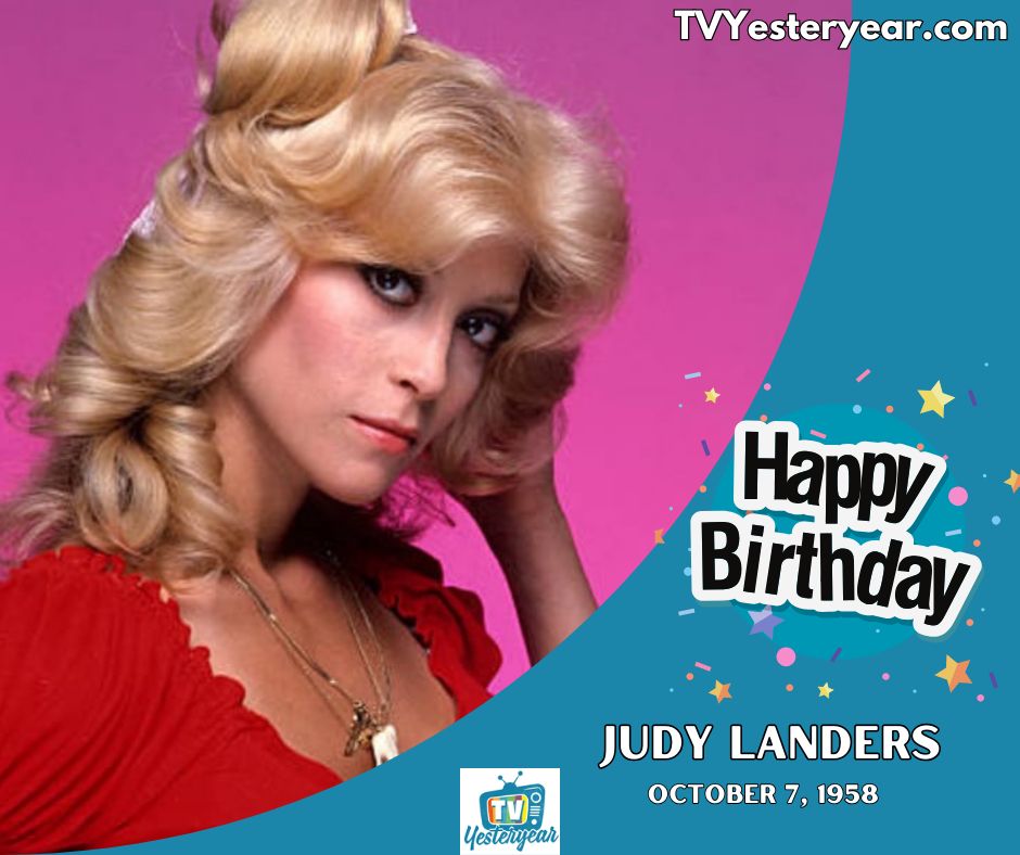 tvyesteryear's tweet image. Happy Birthday to Judy Landers! Best known for her roles on The Love Boat, B.J. and the Bear, and Vega$, Judy&apos;s charm and talent made her a standout on television throughout the 1970s and &apos;80s.