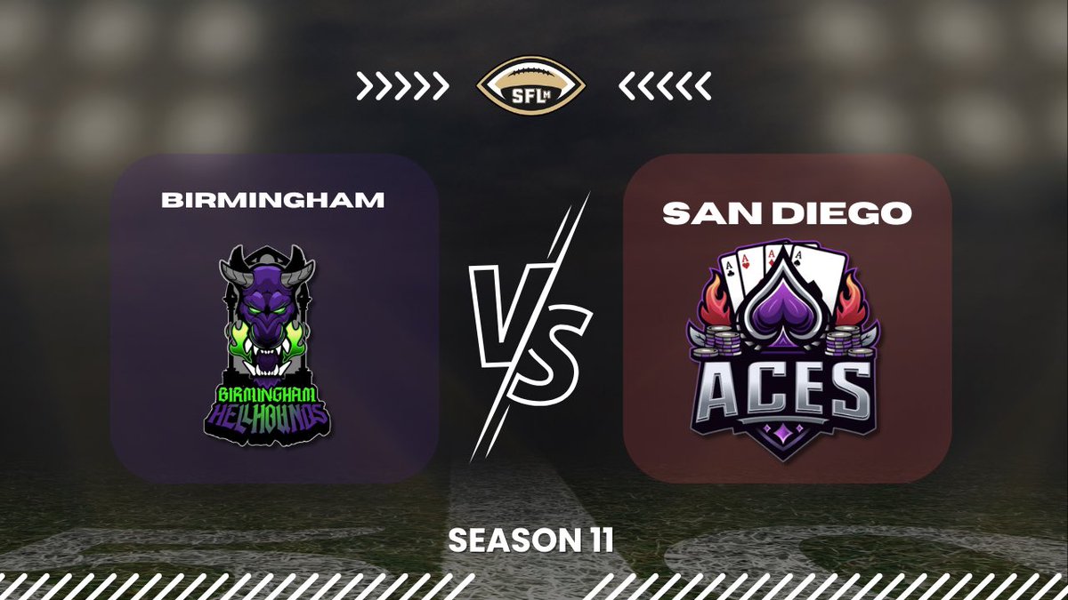 SimulationFLm's tweet image. Into the thick of it! Week 9 starts now! 
San Diego Aces play host to Birmingham Hellhounds! 
Can #SanDiego knock #Birmingham off the top spot? Tune in! 

📺 youtube.com/watch?v=51dGKY…
JOIN ➡️ simfl.net/create-a-player

#MakeAnImpact #SFLm