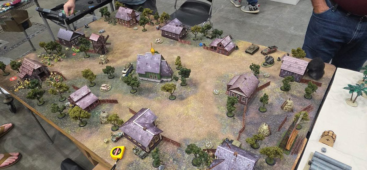 What a great looking board using our Autumn Prairie mat, seen at the Michigan GT this past weekend for the Bolt Action tournament - picture from Jeffrey Wiertalla